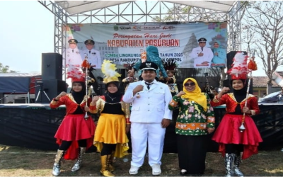 SDN RANDUPITU BERSINERGI BERSAMA DESA DALAM PERINGATAN HARI JADI KABUPATEN PASURUAN KE 1096